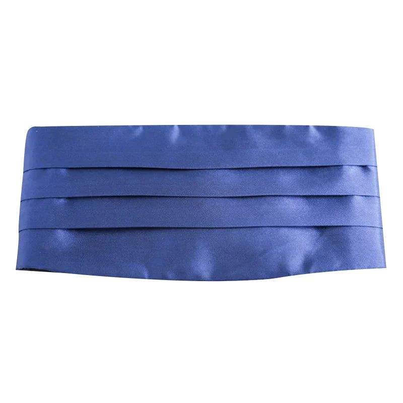 Ikepeibao Men's Classic Black Cummerbund Adjustable