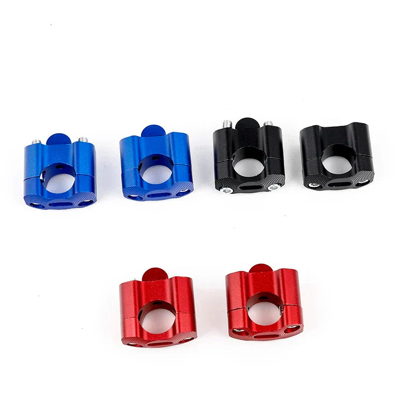CNC Off-Road Motorcycle Bar Clamps Handlebar Risers Adapter 22mm/28mm