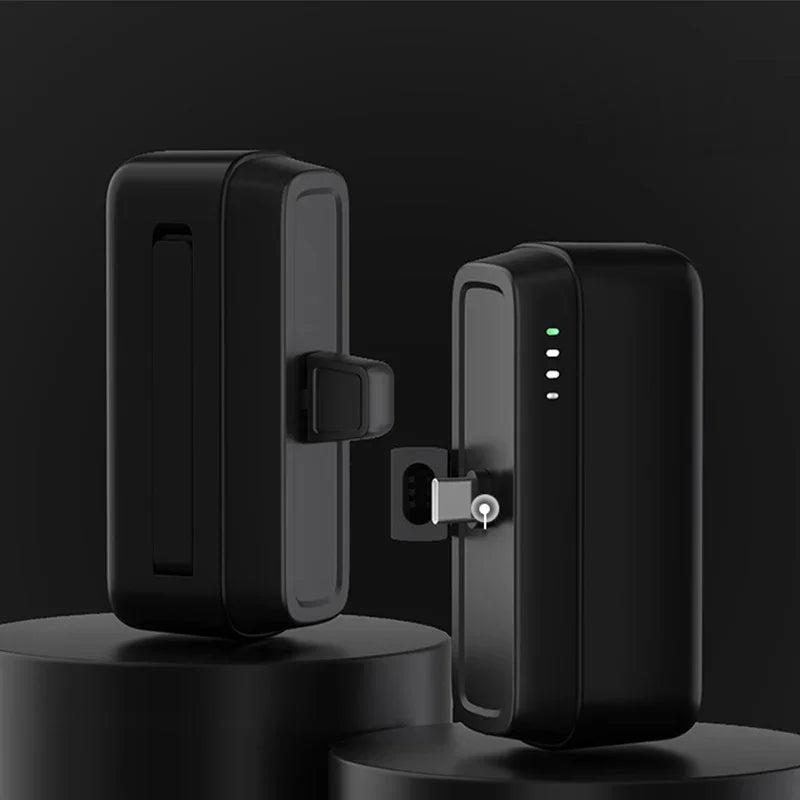 Mini Power Bank 5000Mah with LED Light Phone