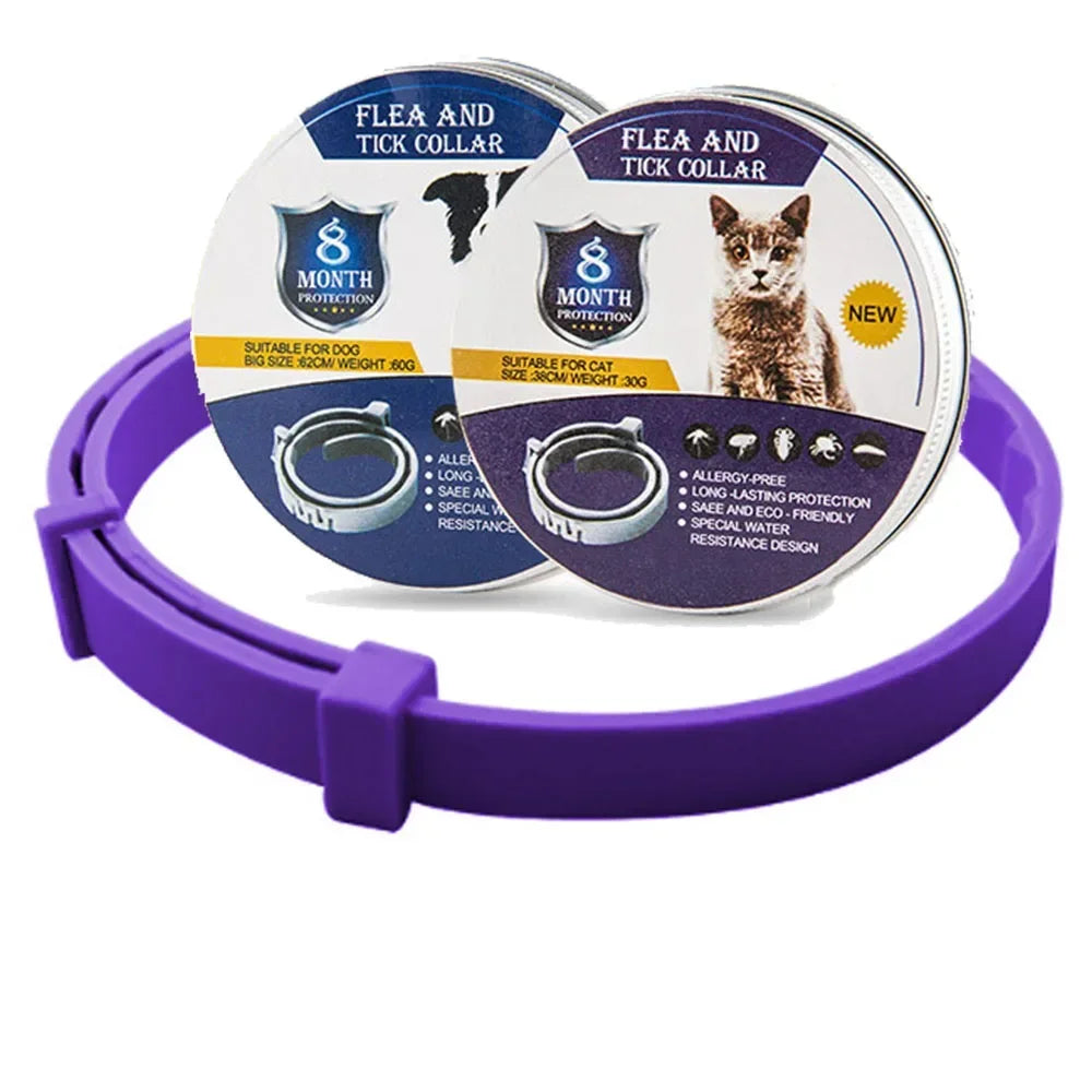 Adjustable Dog & Cat Collar Flea & Tick
