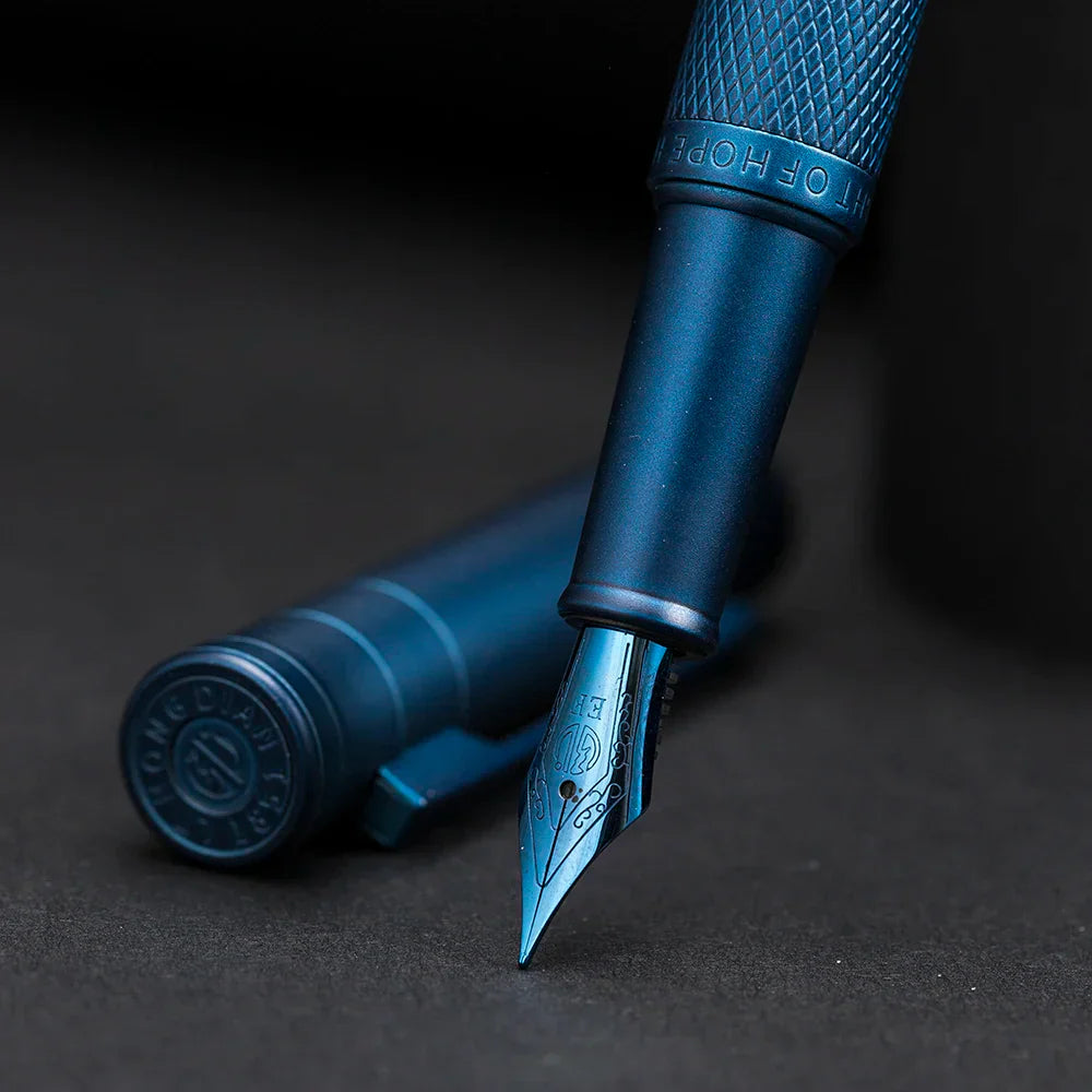 New Hongdian Dark Blue Forest Metal Fountain Pen