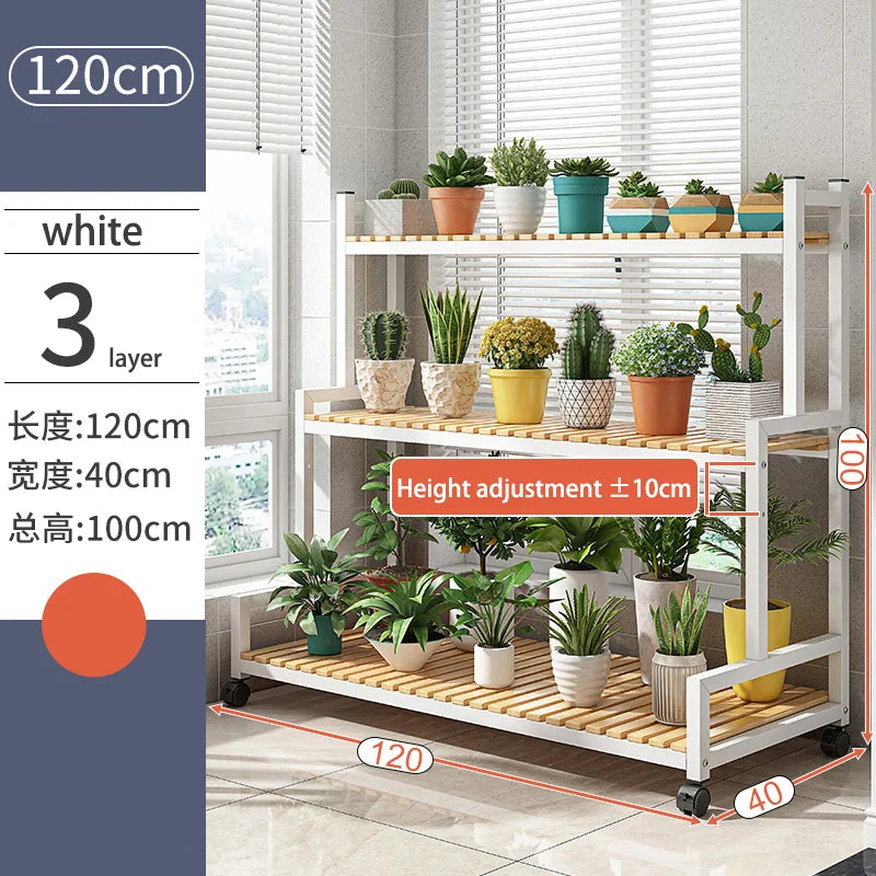 Indoor flower stand, balcony flower shelf, living room
