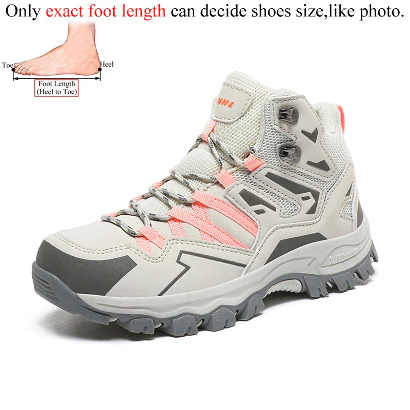 Outdoor Women Ankle Hiking Boots Trekking Shoes Mountain
