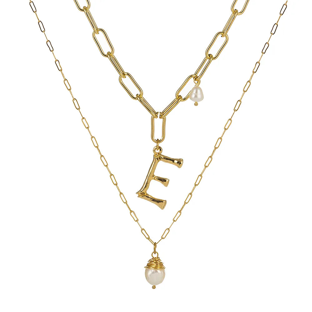 Real Natural Freshwater Baroque Pearl Pendant Necklace