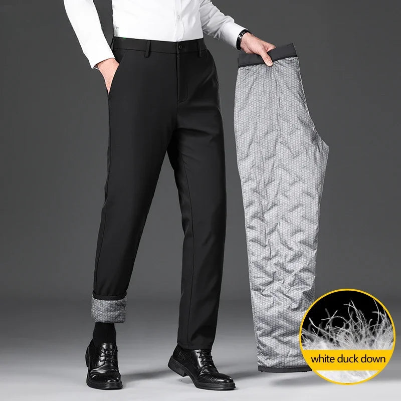 Winter Light and Warm Down Casual Pants High