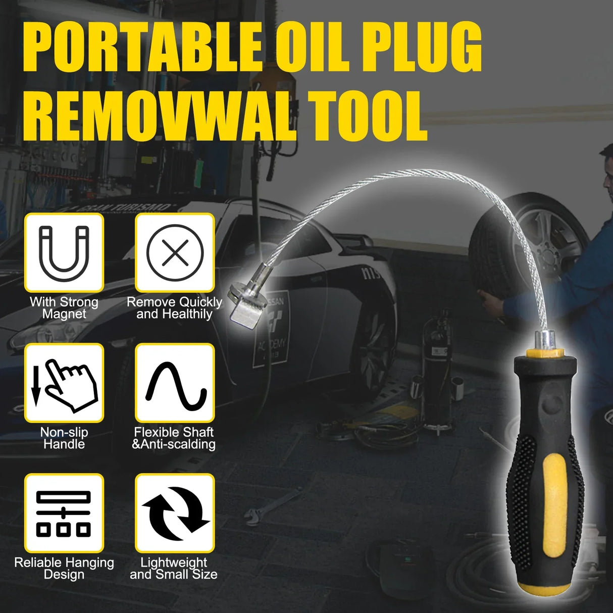 Strong Magnetic Sump Plug Removal Car Repair Tools