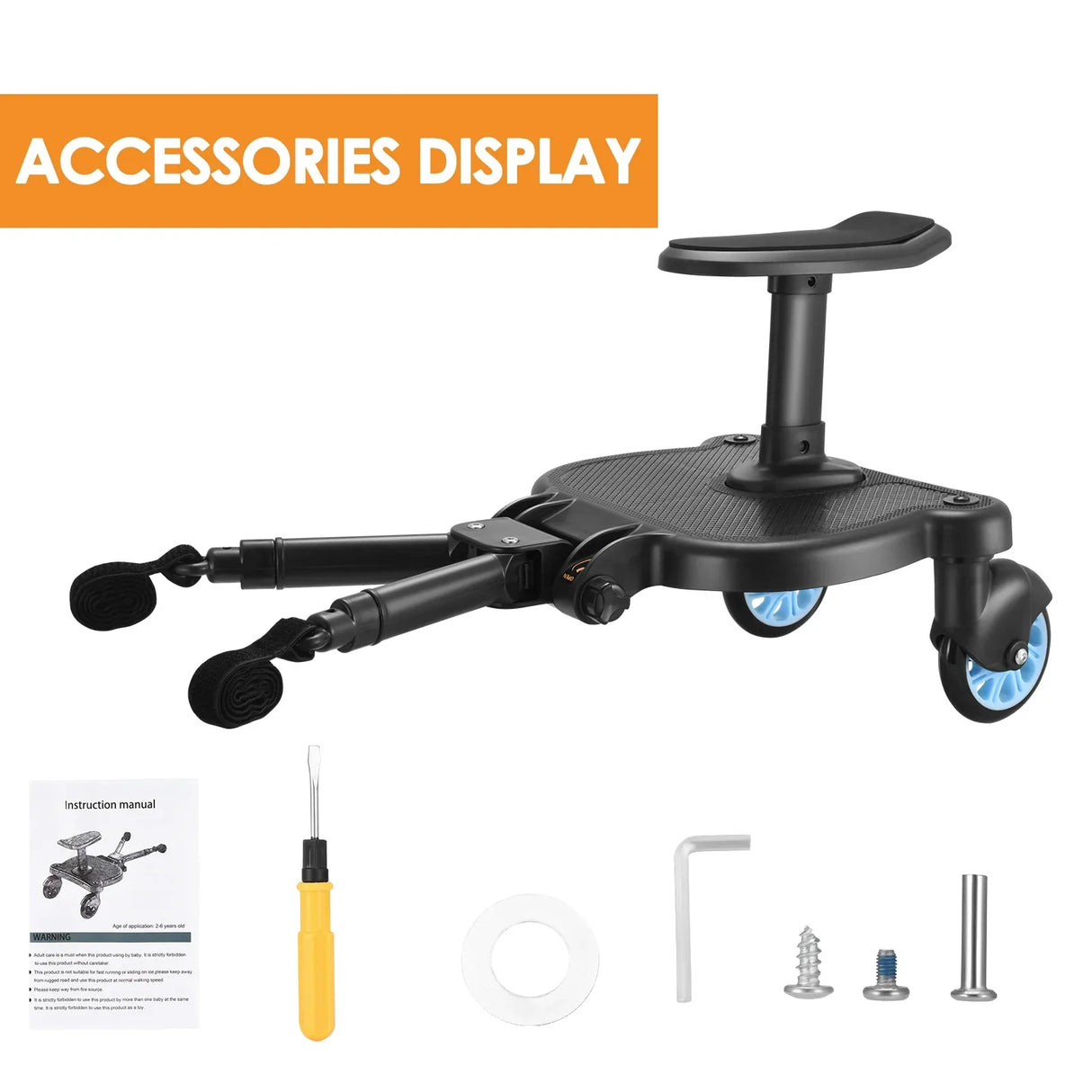 in Universal Strollers Step Board Adapter Seat Second