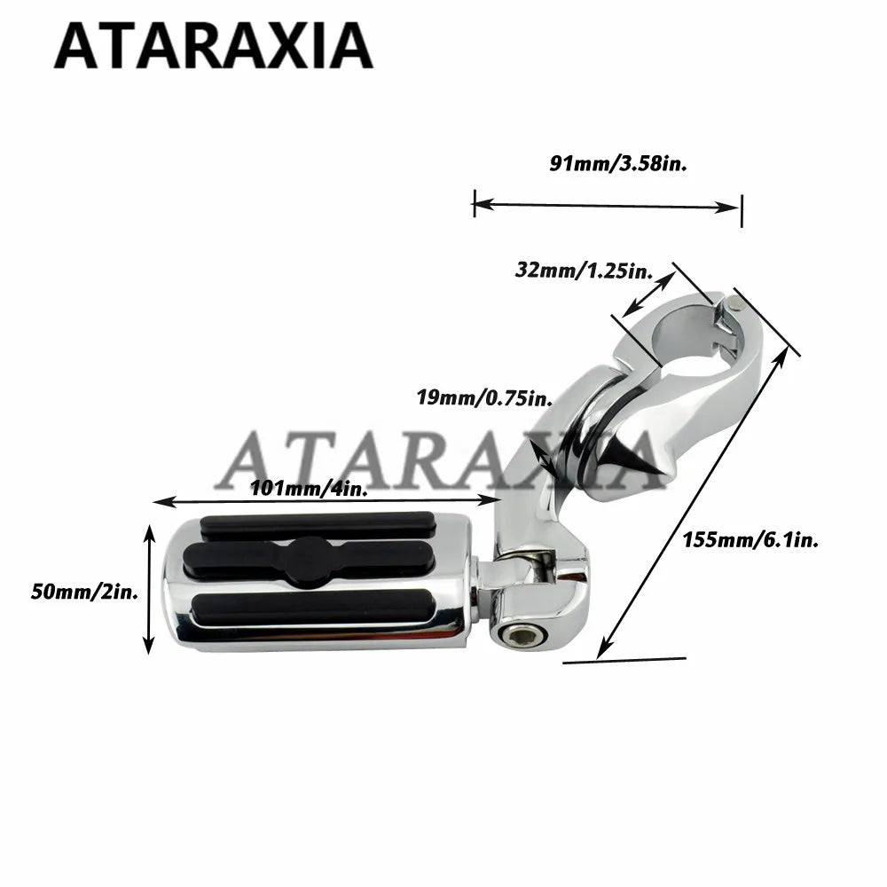 32mm Motorcycle Foot Pegs for Harley Touring Models