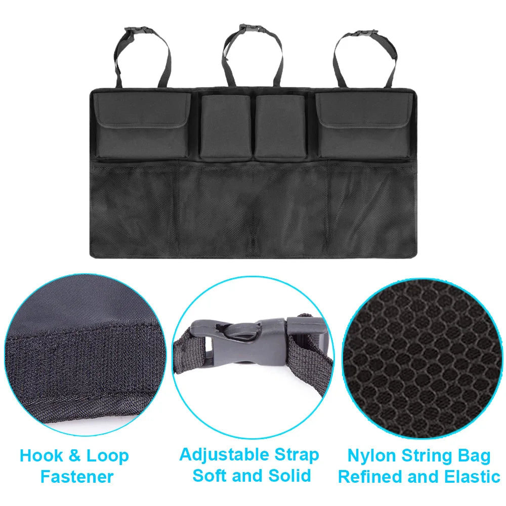 Car Rear Seat Back Organizer Auto Trunk Net