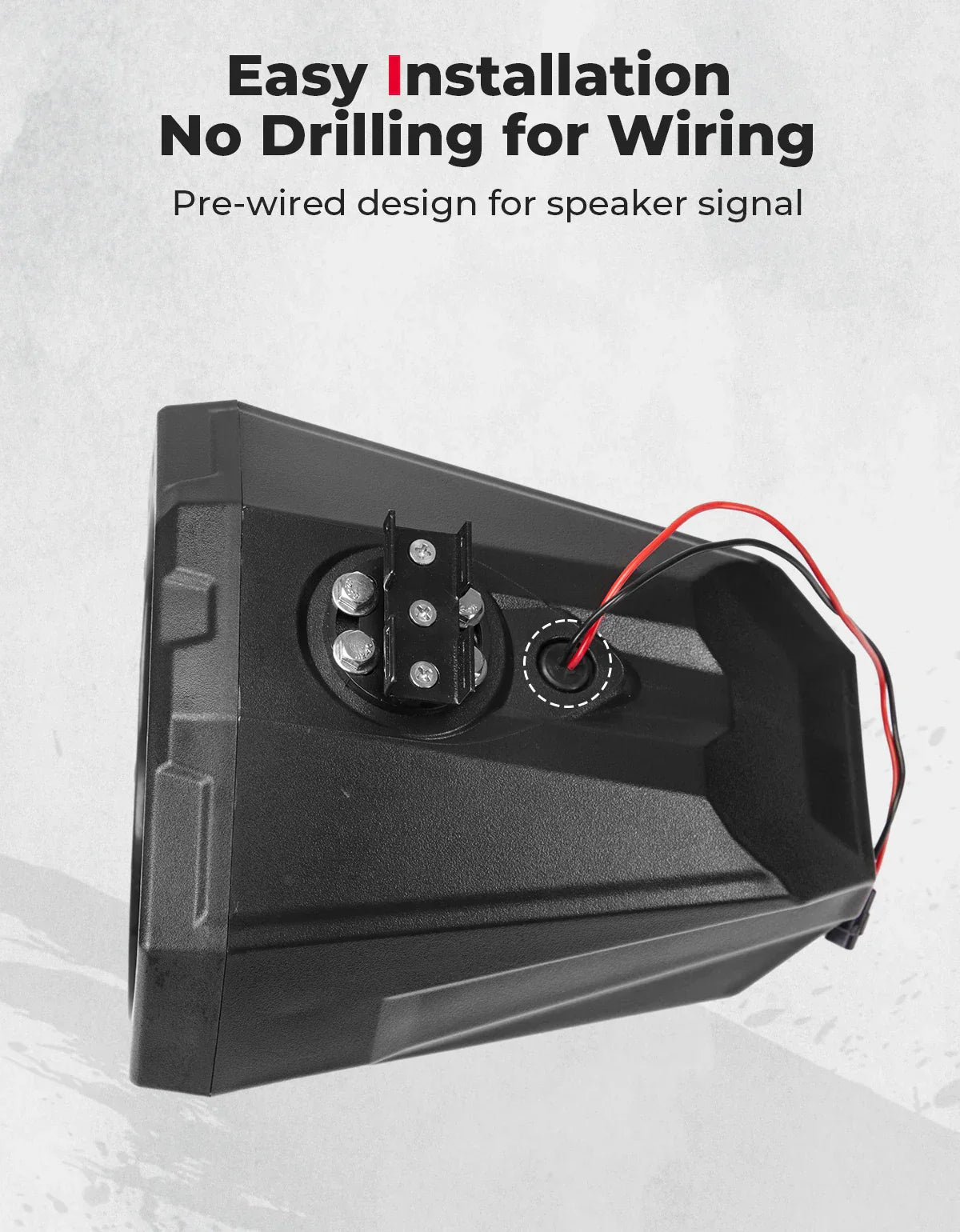 For Can Am UTV ATV Speaker Enclosure Accessories