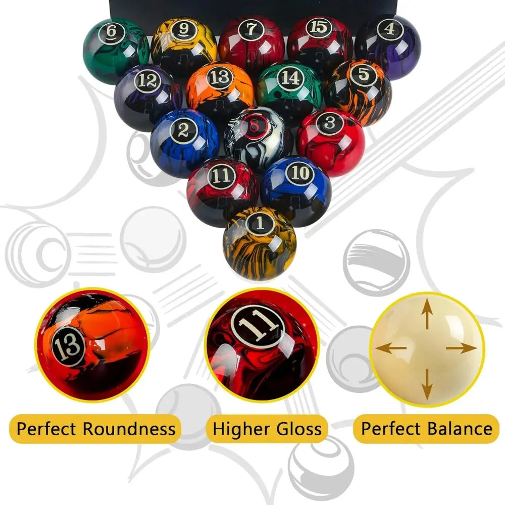 Balls Pool Table Accessories 214" Regulation Size 16