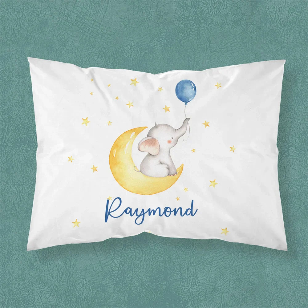 Name Personalized Baby Crib Cushion Cover Cute Bed