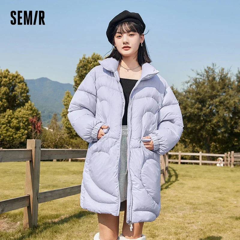 Semir Down Jacket Women Double-Proof Jacket Winter New
