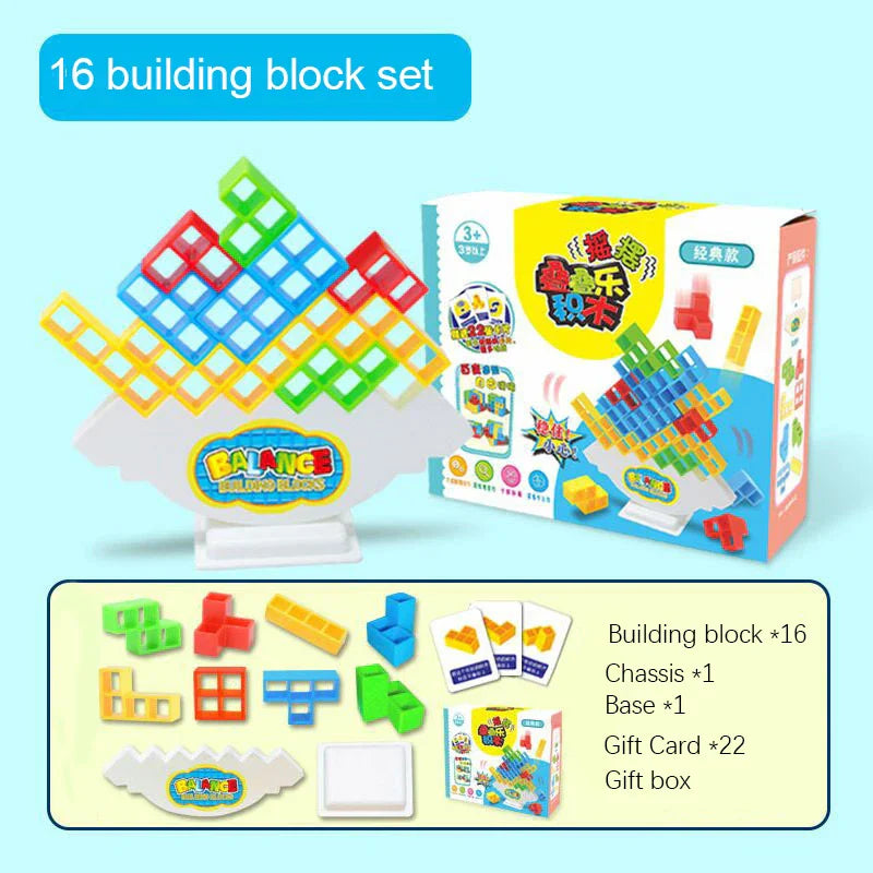 Kids Balance Toy Stacked Tower Board Game Stacking