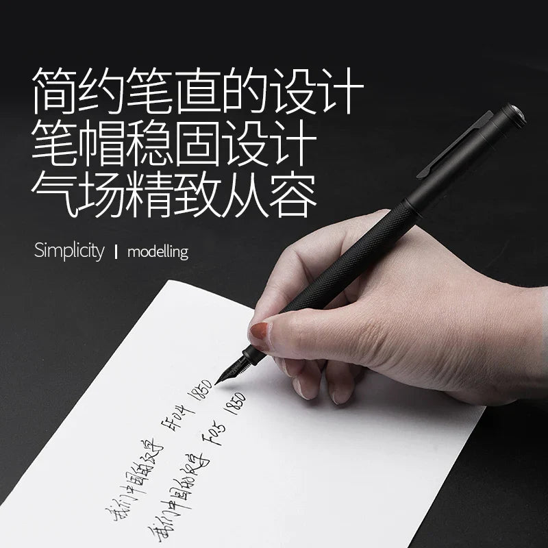 LT Hongdian Titanium Black Forest Pen Calligraphy Student