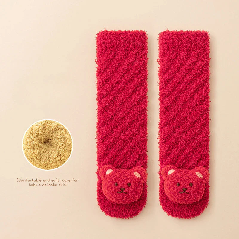 Newborn Baby Socks Cute Bear Socks Infant Kid