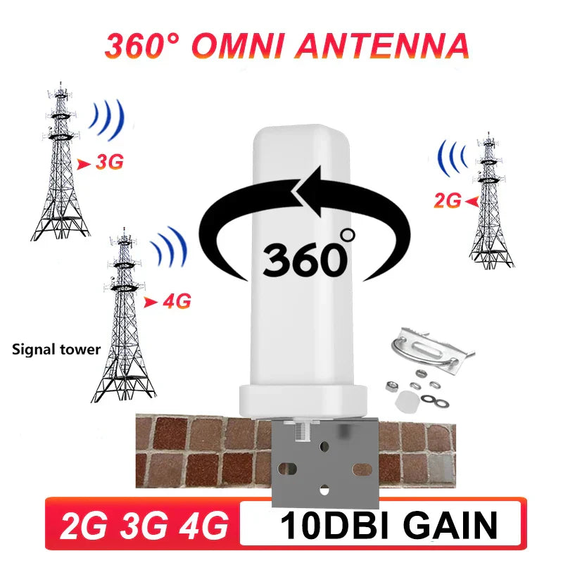 2G/3G/4G LTE GSM 360° Antenna Kit for Cell Signal Booster