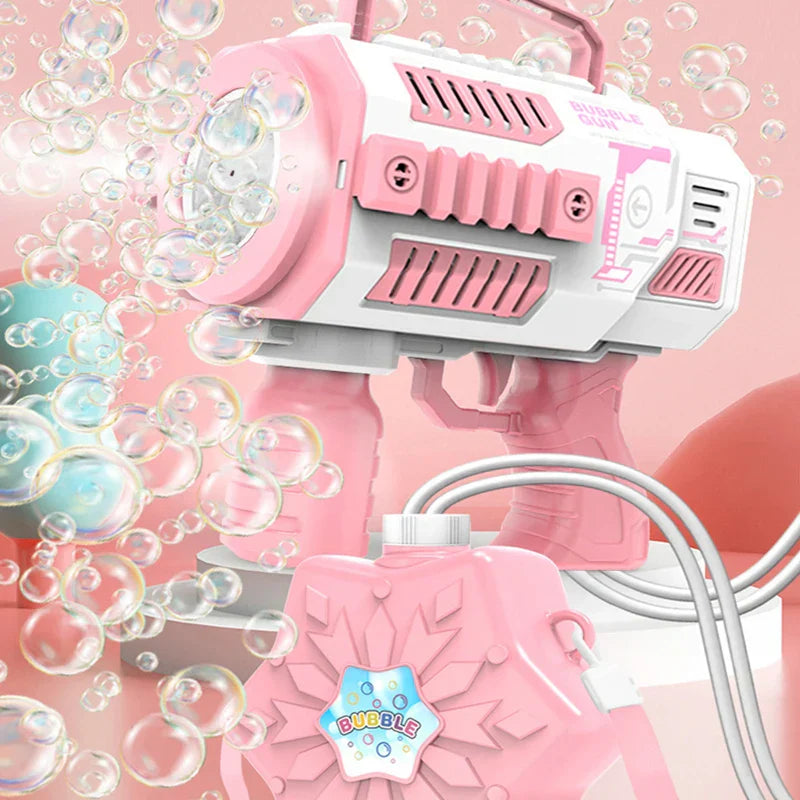 Automatic Bubble Gun 12hole with Large Backpack Summer
