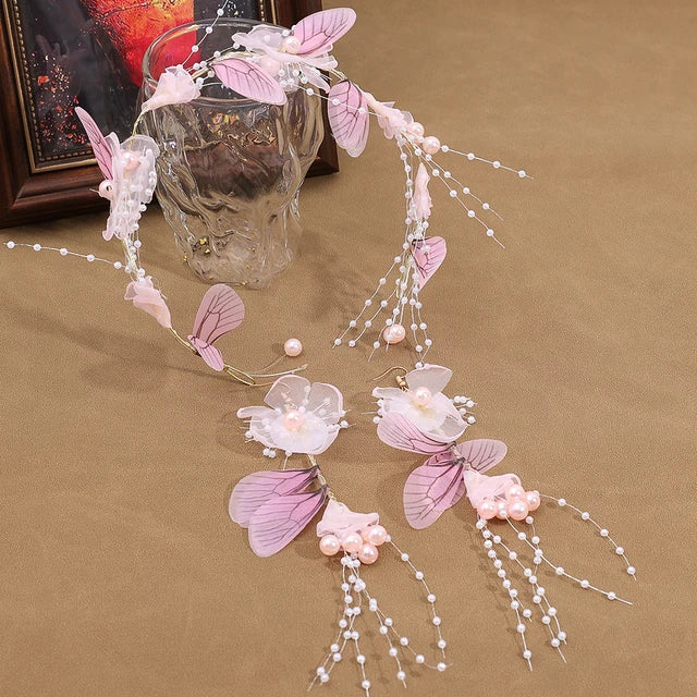 Tiaras Earring Sets Wedding Hair Accessories For Women