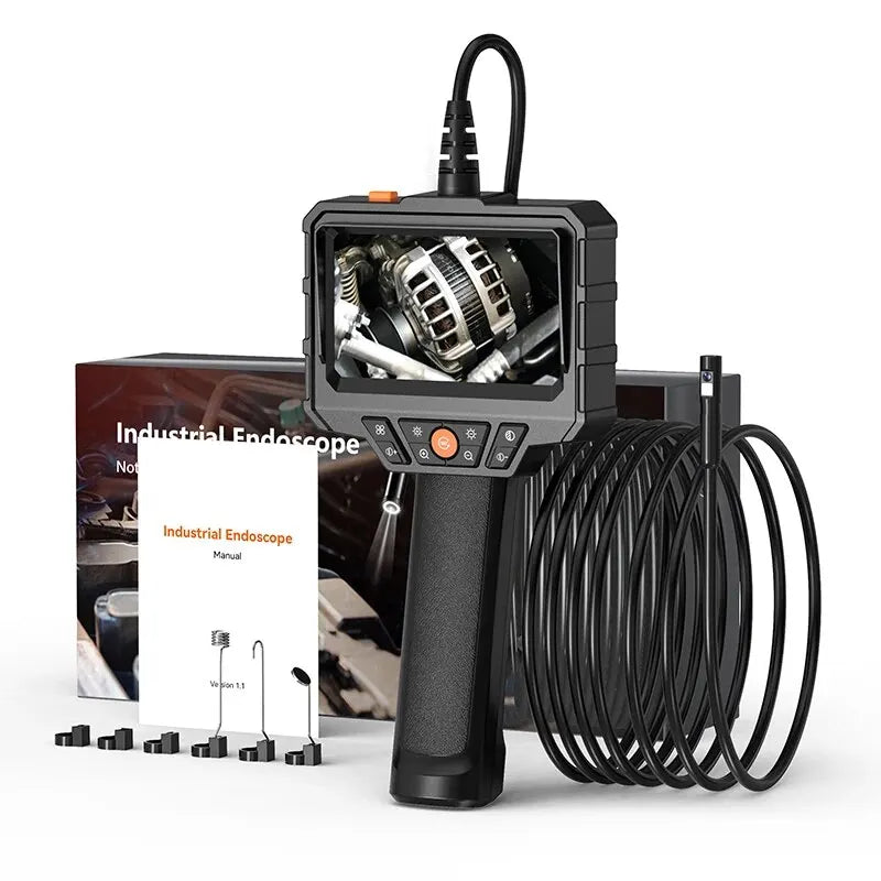Handhel Industrial Endoscope 1080P4.3'' IPS Screen Rigid Cable