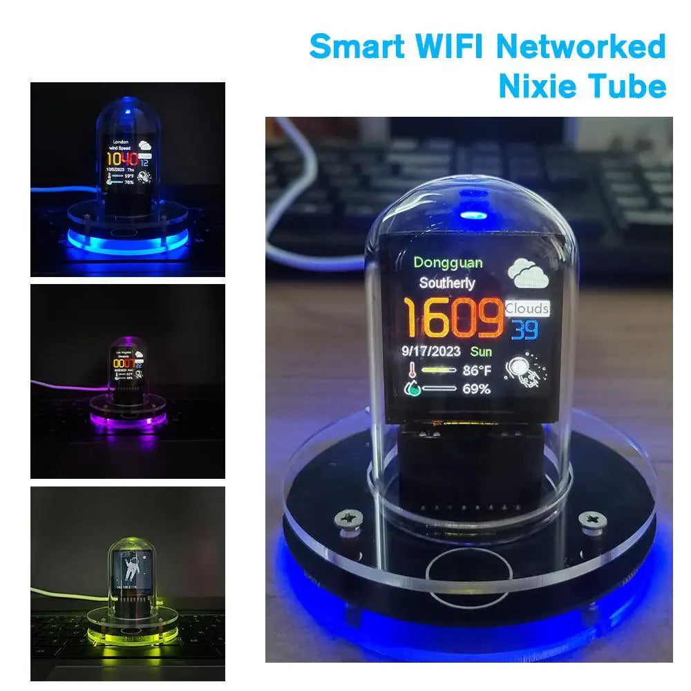 2024 New Smart WIFI Networked Nixie Tube Automatically