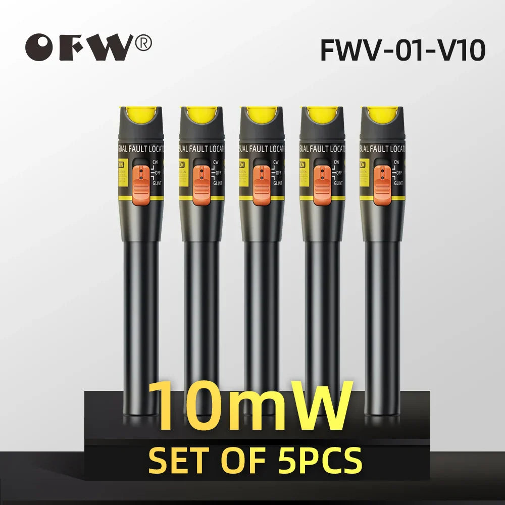 5PCS 10mW/10KM Visual Fault Locator VFL Fiber Optic
