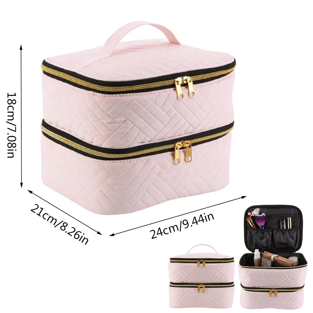 Nailpolish Organizer Bag Removable Nail Box Storage with