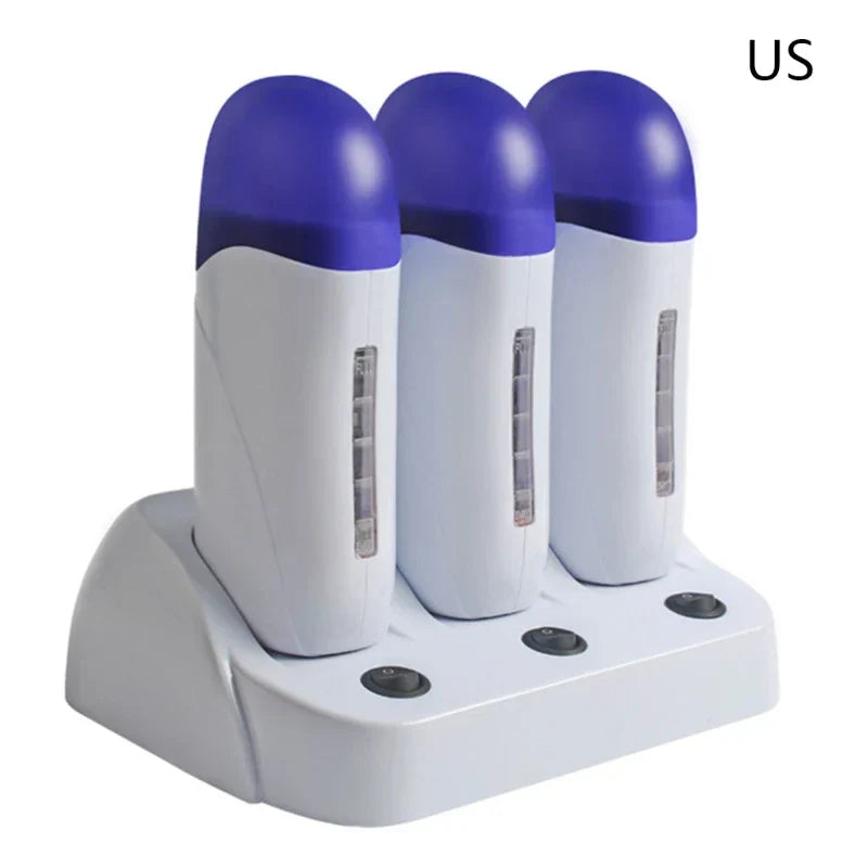 D0AB Portable Hot Wax Depilatory Roller Warmer Hair