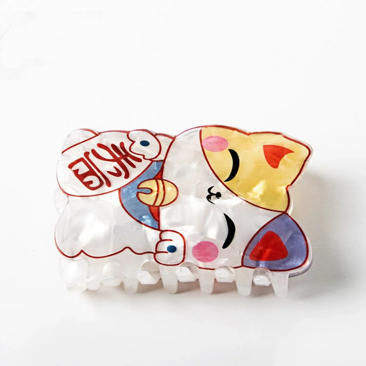 Muweordy New Fortune Cat Hair Clips Cartoon Claw