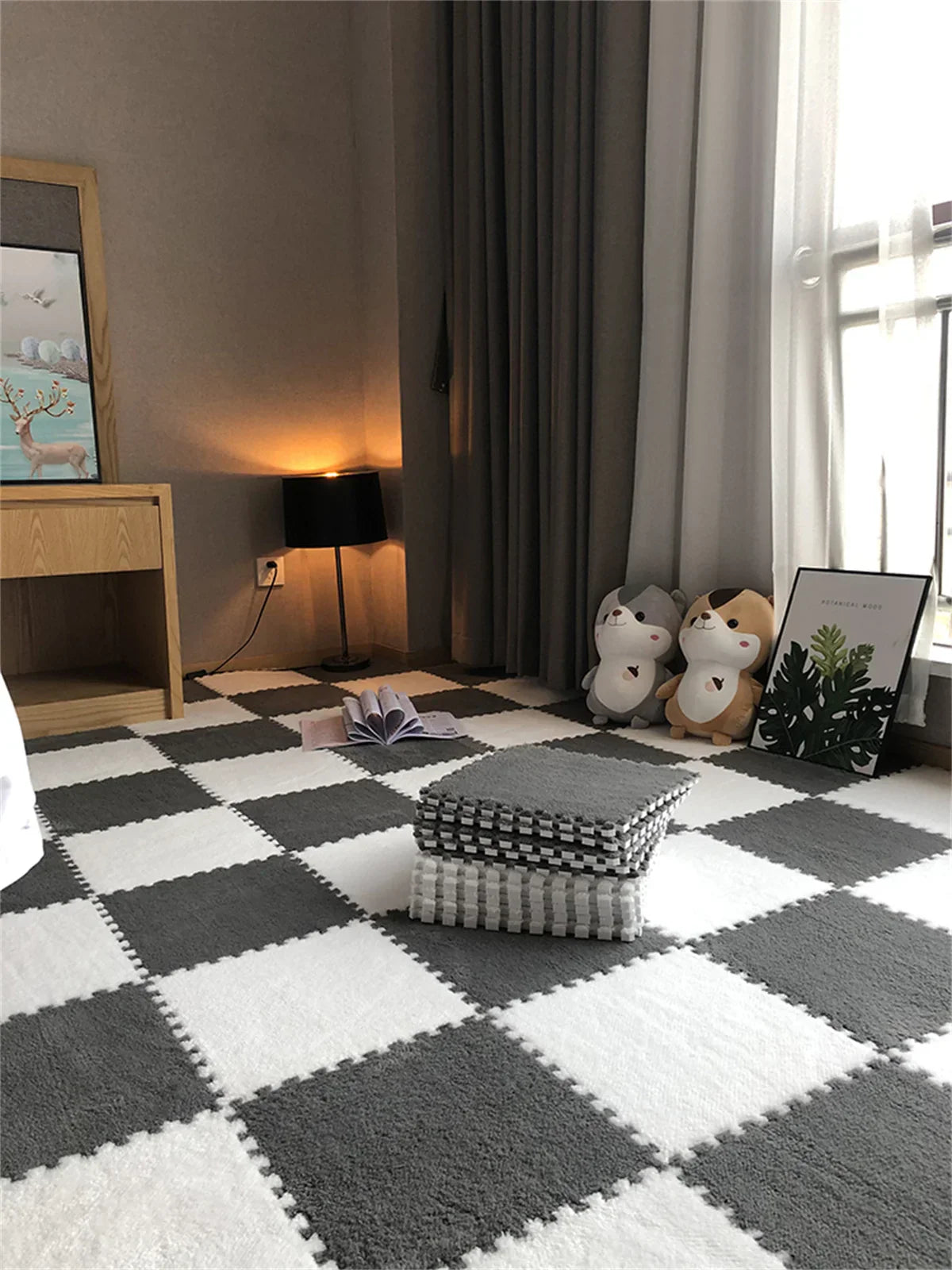 Soft Plush Kids Carpet Baby Play Mat Children's