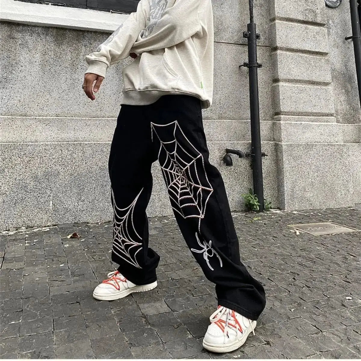Streetwear Y2k Pants Anime Sweatpants Male Wide Leg