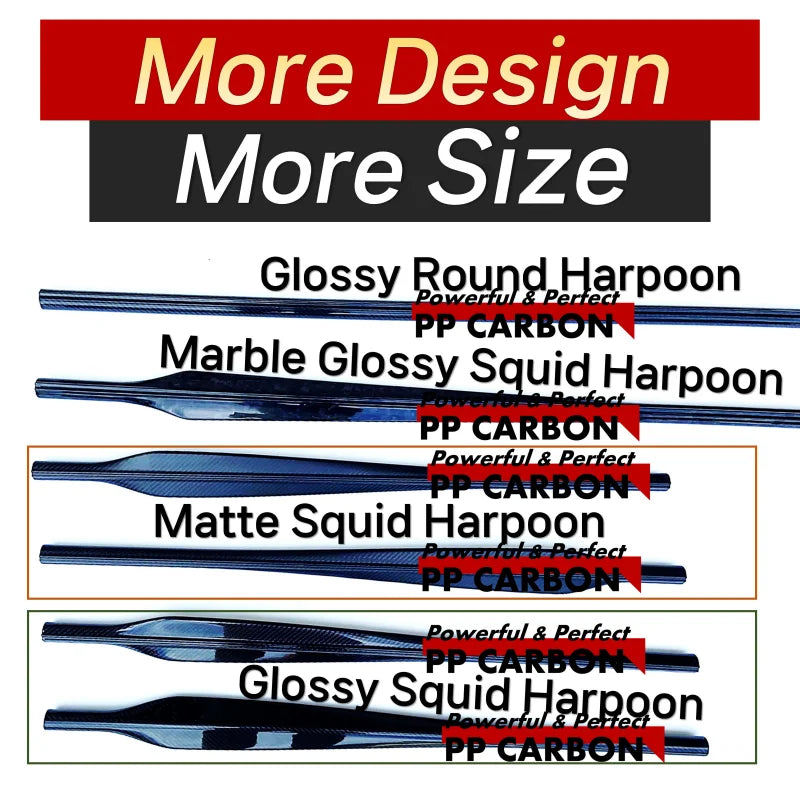 PPCARBON Carbon Tube Cuttlefish Barrel Speargun 26x30mm 28x32mm