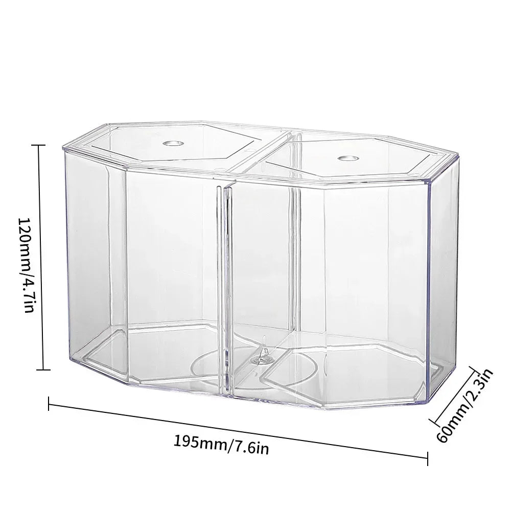 Acrylic Guppy Fish Tank Two-part Aquarium Betta Small