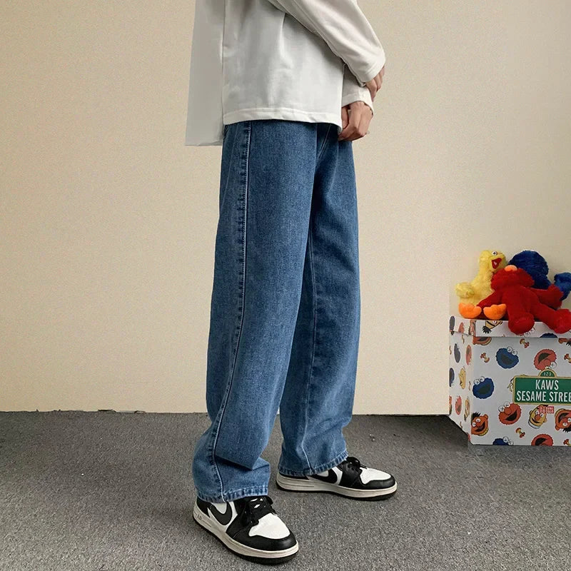 2024 New Streetwear Baggy Jeans Men Korean Fashion