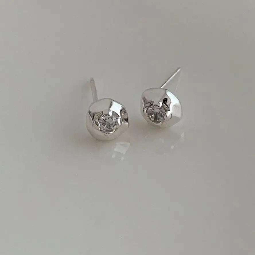 SHANICE 100% S925 Sterling Silver Stud Earrings CZ