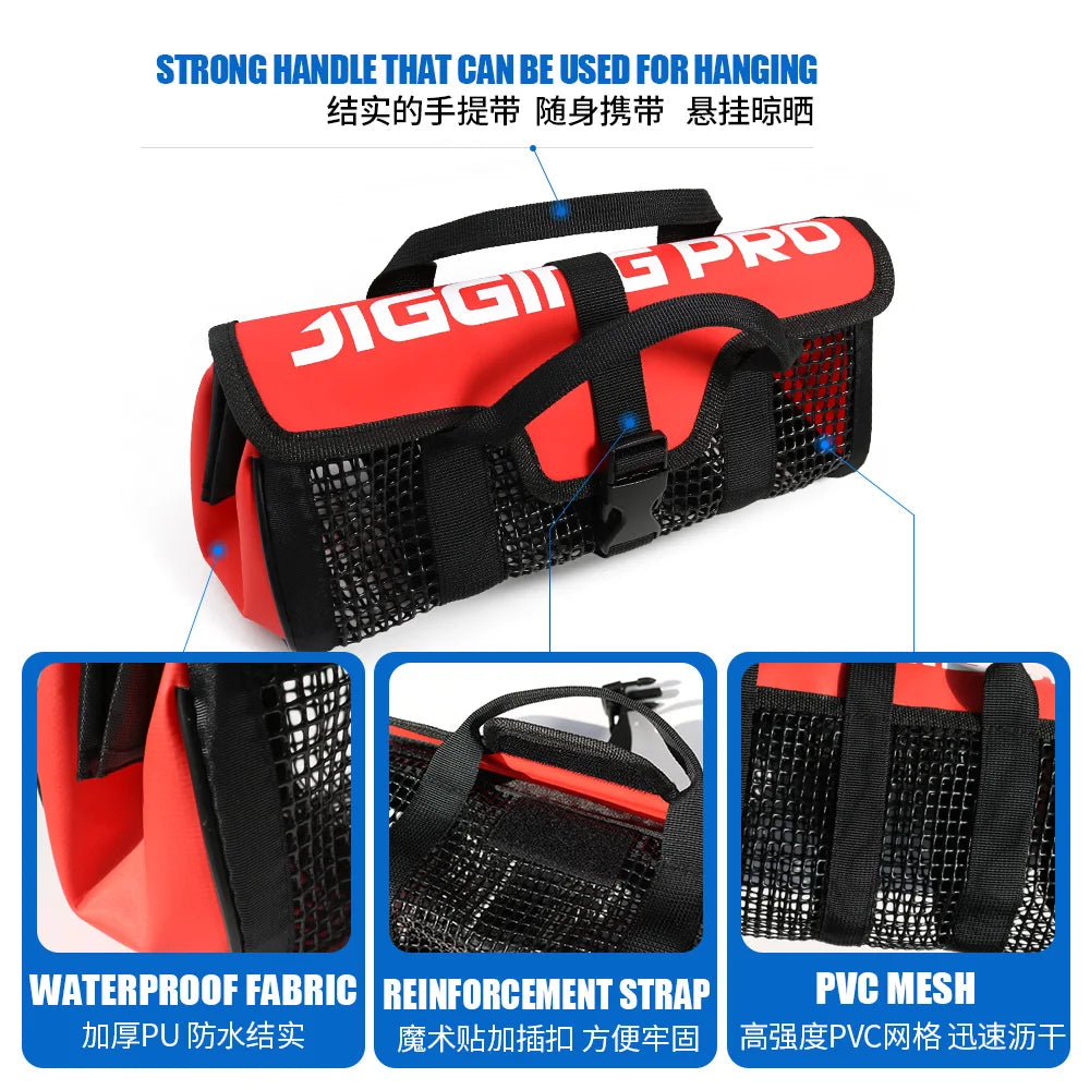 JIGGINGPRO Metal Jig Bag Saltwater Fishing Tackle Fishing