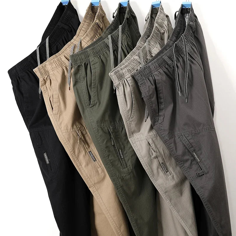 Middle Aged Men's Loose and Comfortable Pure Cotton,