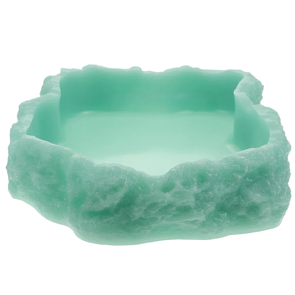 Reptile Feeding Bowl Resin Reptile Water Dish Food