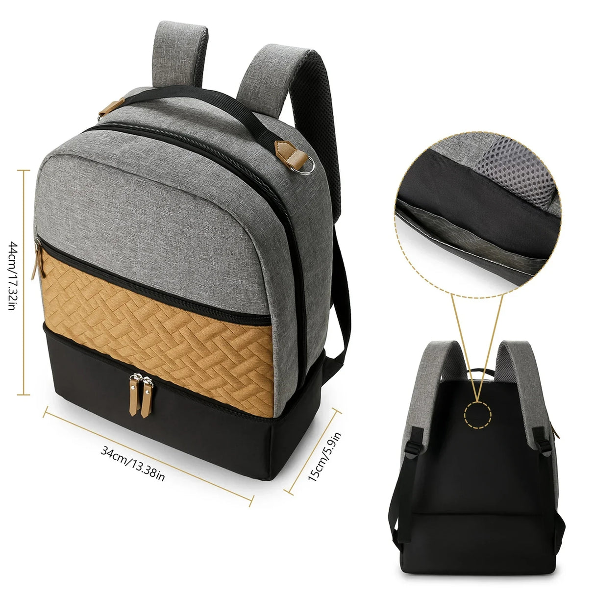 Baby Diaper Bag Heat PreservationTravel Back Pack Carrier