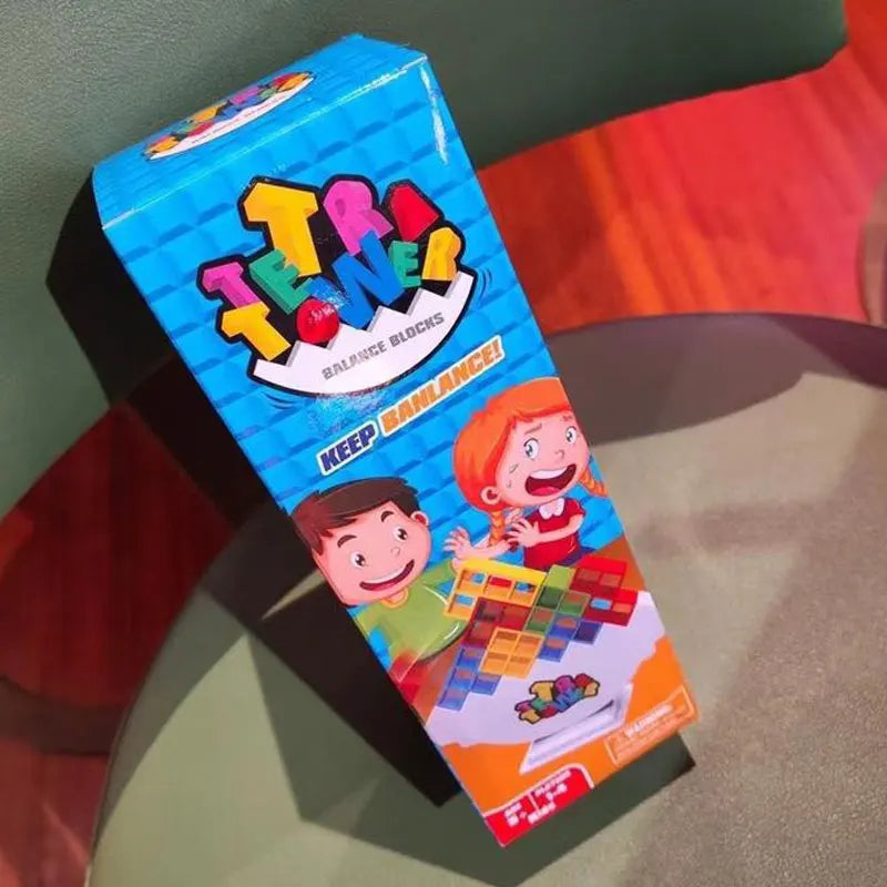 3D Tetra Tower Game Stacking Stack Building Blocks