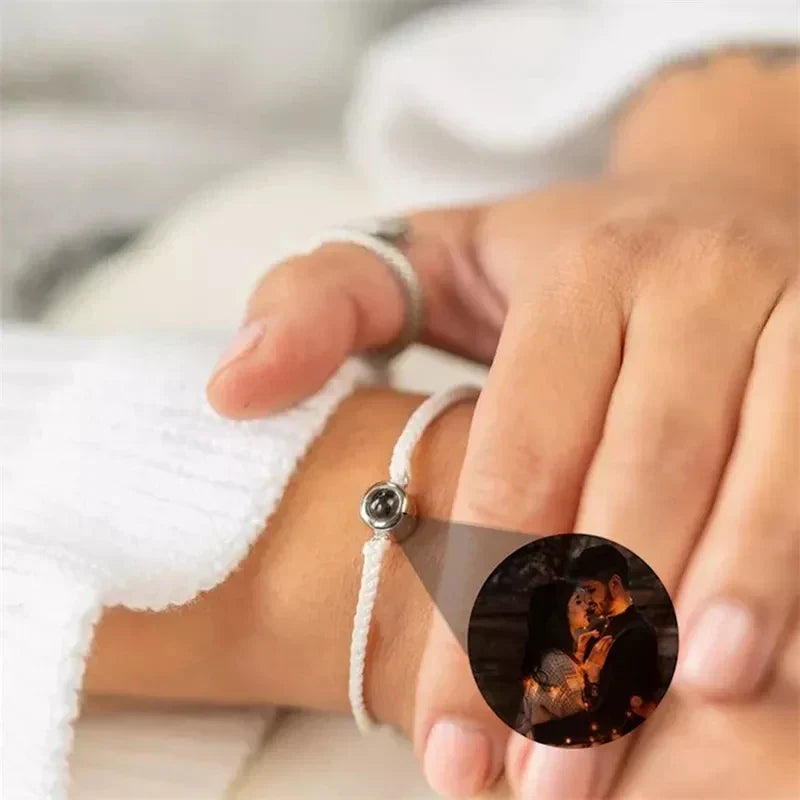 Wholesale Custom Projection Bracelet Adjustable Circle Photo Projection