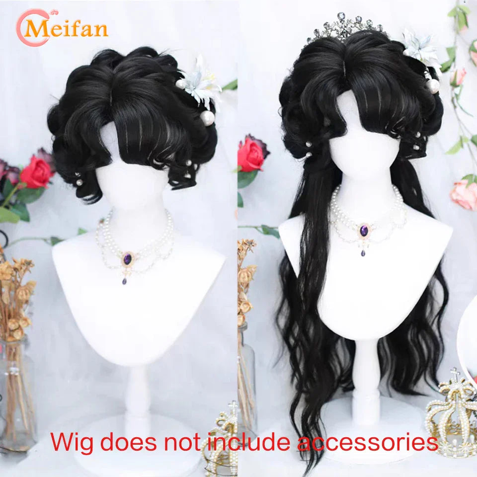 MEIFAN Long Lolita Ombre Harajuku Wig With Bang