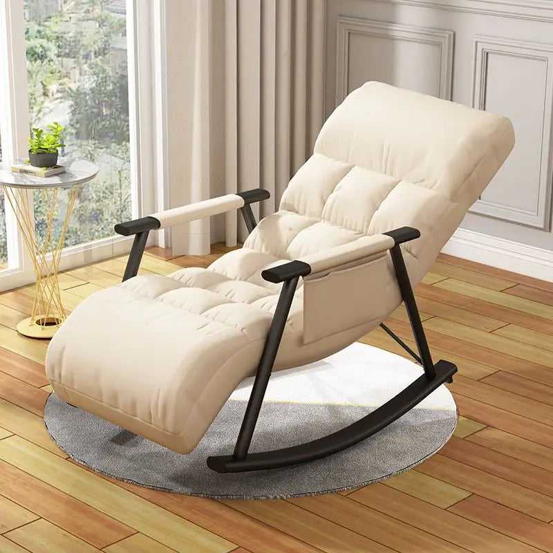 Nordic Rocking Chair, Deck Chair Lazy Household BalconyAdult