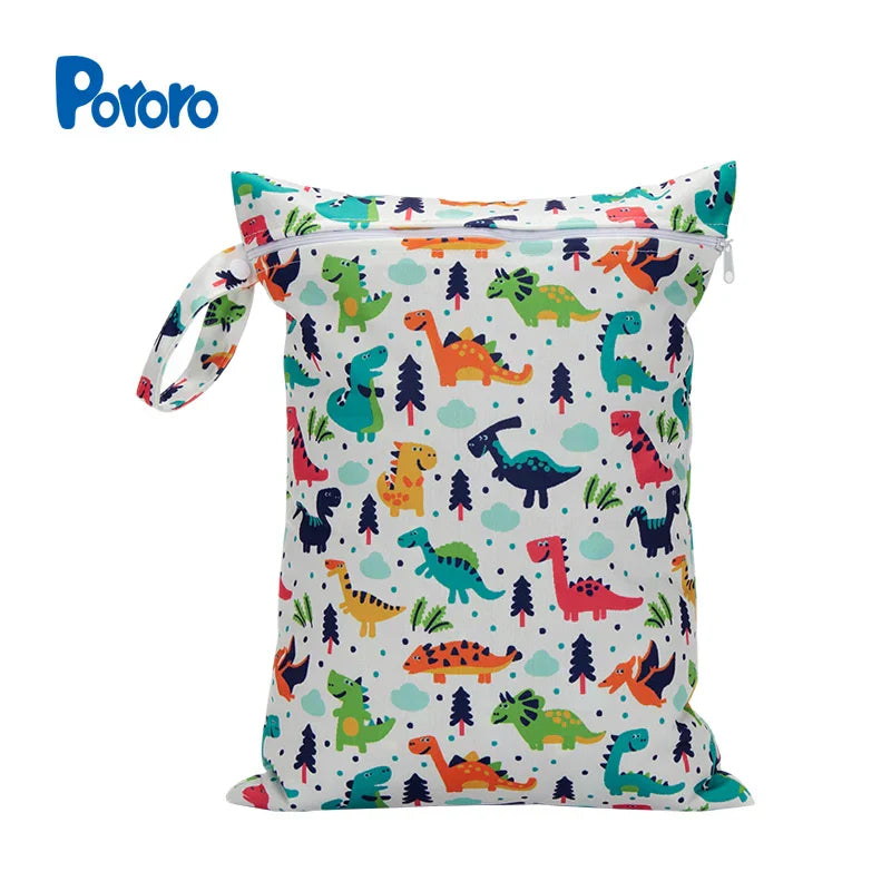 30*40cm Zippered Nappy Wetbags Waterproof Wet Dry Bag