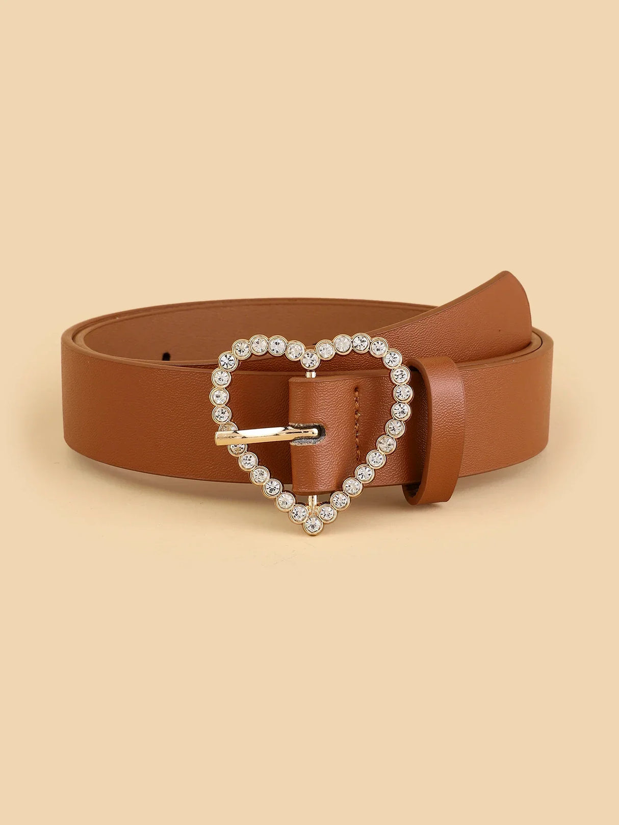 Women's New All Seasons Hot Heart-Shaped Diamond Buckle