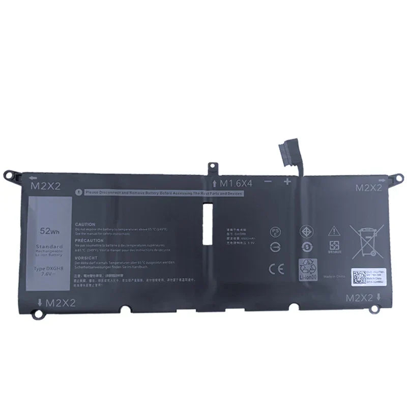 DXGH8 Laptop Battery For Dell XPS 13 9380
