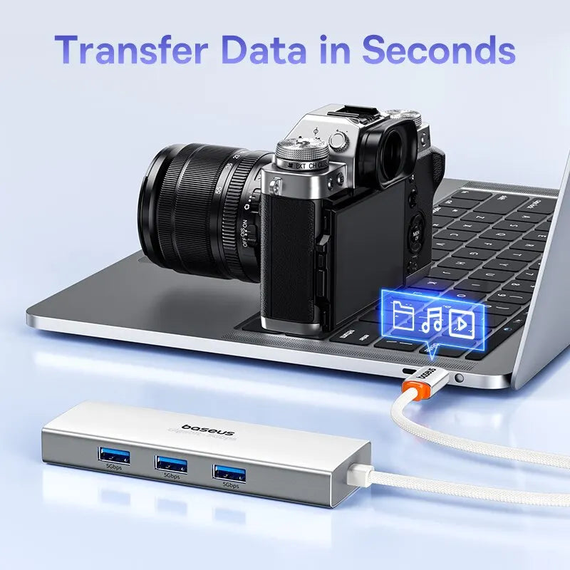 Baseus USB Hub With1000Mbps Ethernet Port 3* USB