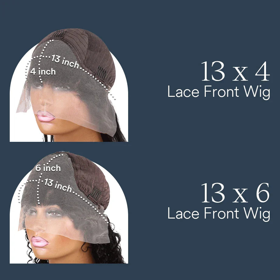 Transparent 13x4 13x6 HD Water Wave Lace Front