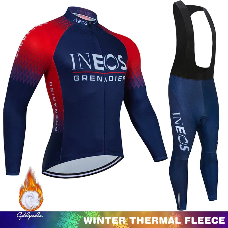 Winter Thermal Fleece Cycling Clothing Mtb Man Laser