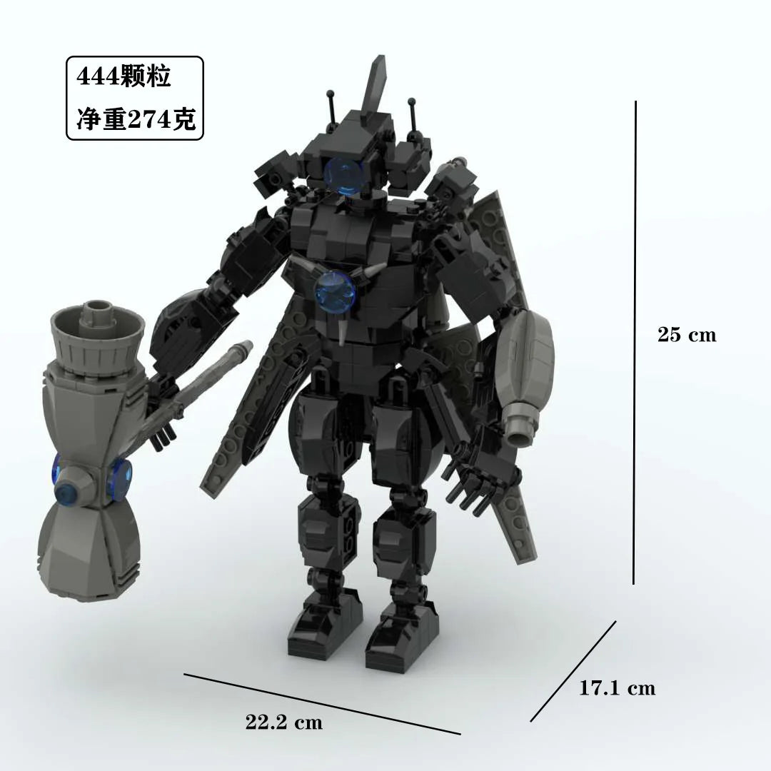 MOC Titan Camerman From Funny Anime Videos:For Skibidi